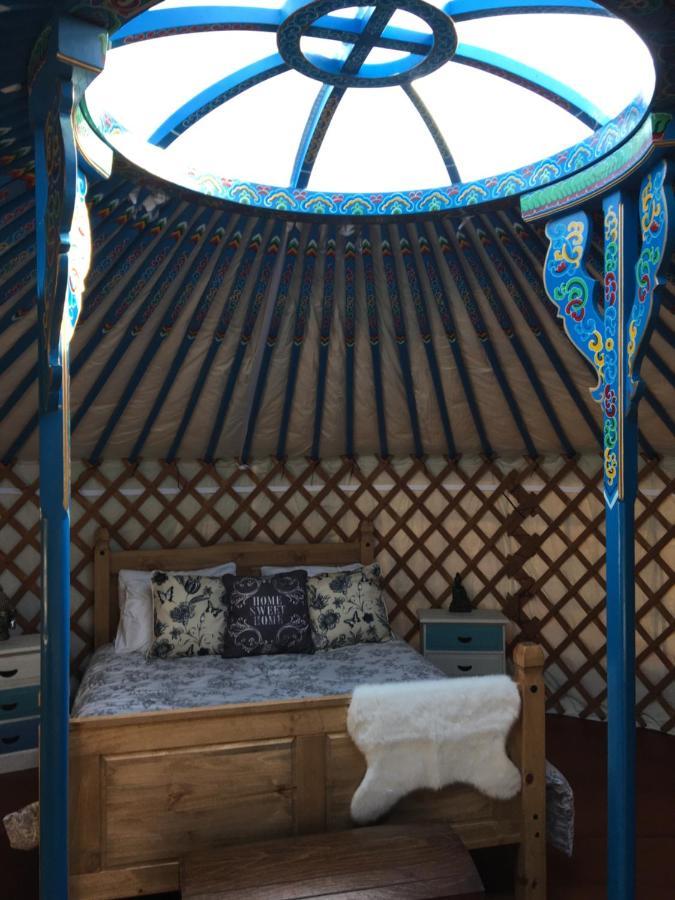 French Fields Luxury Glamping Original Mongolian Yurt Hotel Le-Vieux-Cerier Екстериор снимка